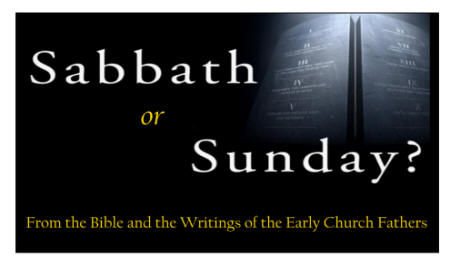 From Sabbath keeping to Sunday Worship
