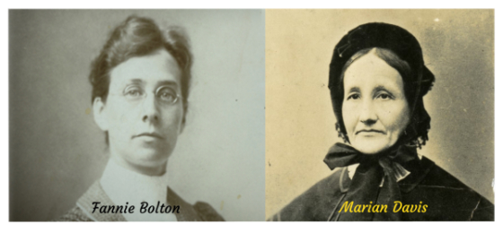 Fannie Bolton and Marian Davis